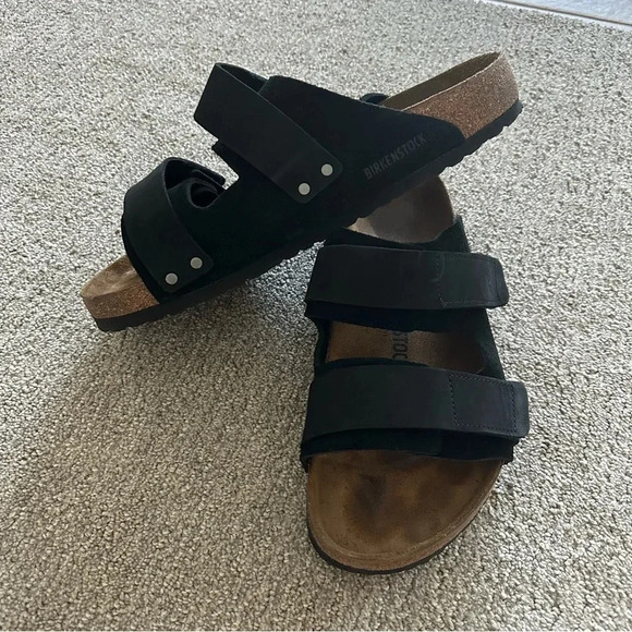 Birkenstock Other - Birkenstock UJI NUBUCK SUEDE LEATHER SANDALS Size Men’s 12